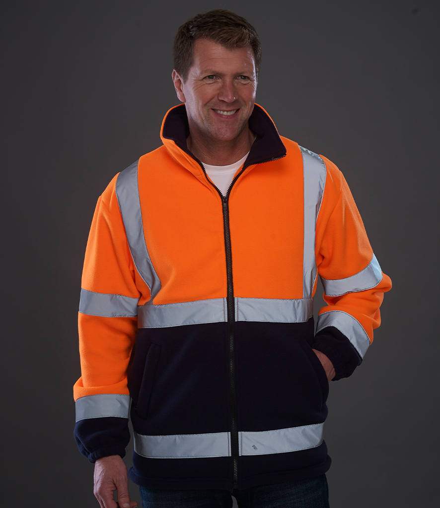 Yoko Hi-Vis Heavyweight Fleece Jacket | Worxwear